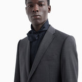Abito slim fit in lana stretch EM000478 TE10971 O8004 EMPORIO ARMANI Dark grey melange 
