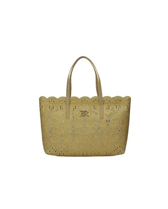 Borsa mezzaluna in canvas sangallo 12401910 492 ERMANNO FIRENZE Sand 