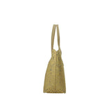 Borsa mezzaluna in canvas sangallo 12401910 492 ERMANNO FIRENZE Sand 