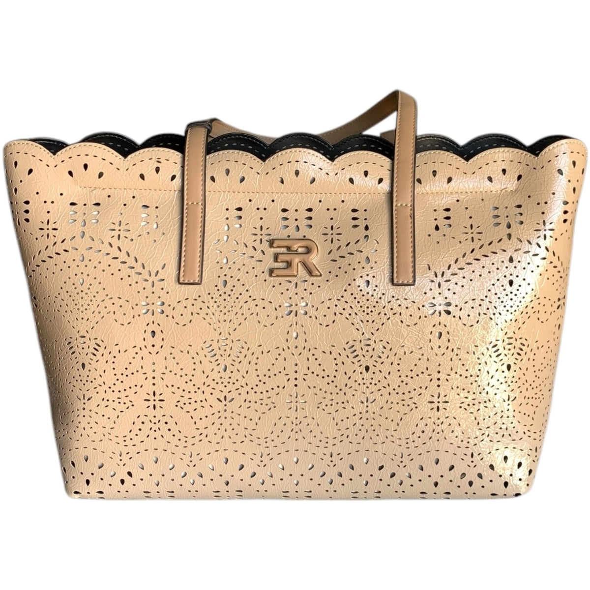 Borsa a mano traforata 12401914 492 ERMANNO FIRENZE Sand 
