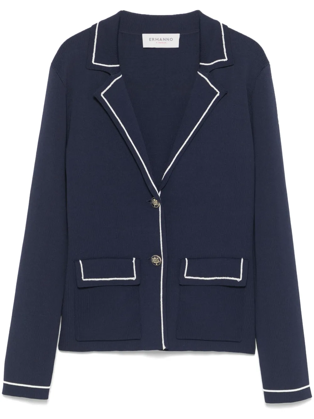 Blazer in maglia D46EI008EO0 MF049 ERMANNO FIRENZE Blue 