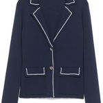 Blazer in maglia D46EI008EO0 MF049 ERMANNO FIRENZE Blue 