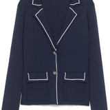 Blazer in maglia D46EI008EO0 MF049 ERMANNO FIRENZE Blue 