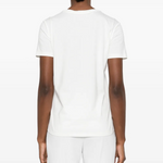 T-Shirt manica corta con applicazioni D46EL050REE8 MFA42 ERMANNO FIRENZE White 
