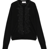 Cardigan con pizzo D46EN016EA2 MF099 ERMANNO FIRENZE Nero 