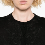 Cardigan con pizzo D46EN016EA2 MF099 ERMANNO FIRENZE Nero 