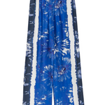 Pantaloni stampa floreale D46EP059ED2 MFA34 ERMANNO FIRENZE Blue 