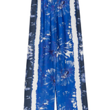 Pantaloni stampa floreale D46EP059ED2 MFA34 ERMANNO FIRENZE Blue 