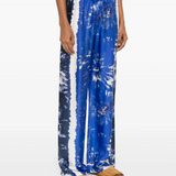 Pantaloni stampa floreale D46EP059ED2 MFA34 ERMANNO FIRENZE Blue 
