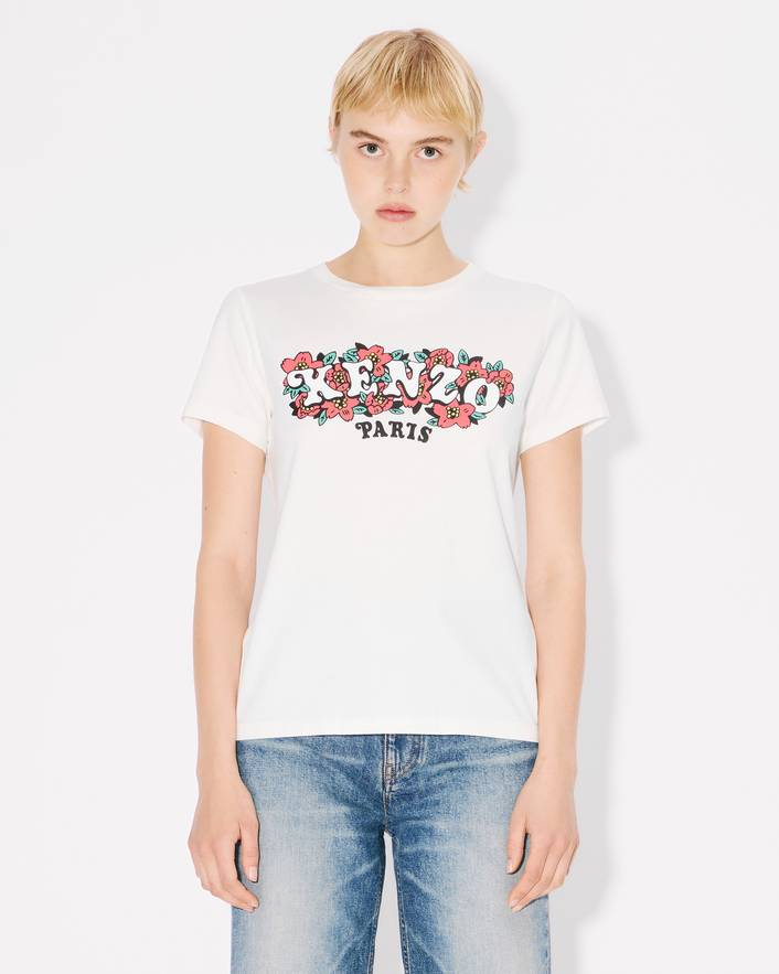 T-Shirt manica corta FF52TS1494SO 02 KENZO White 