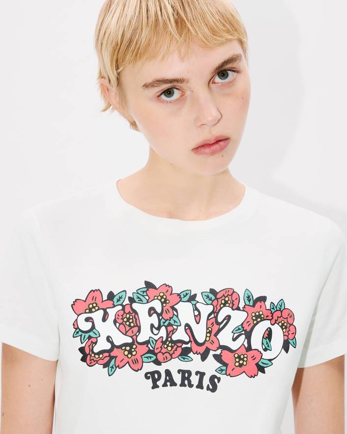 T-Shirt manica corta FF52TS1494SO 02 KENZO White 