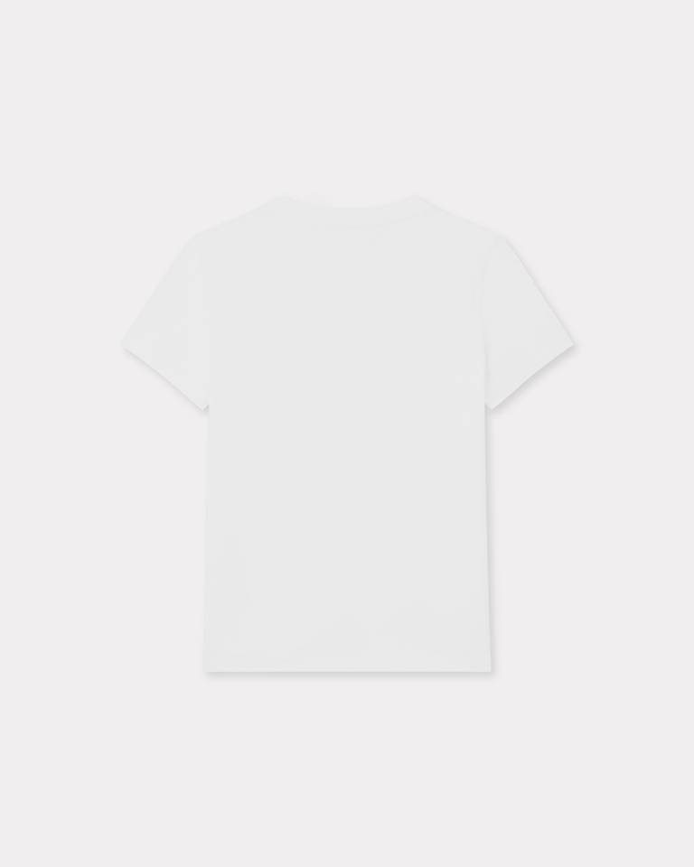 T-Shirt manica corta FF52TS1634SO 02 KENZO Blanc casse 