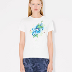 T-Shirt manica corta FF52TS1634SO 02 KENZO Blanc casse 