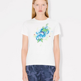 T-Shirt manica corta FF52TS1634SO 02 KENZO Blanc casse 