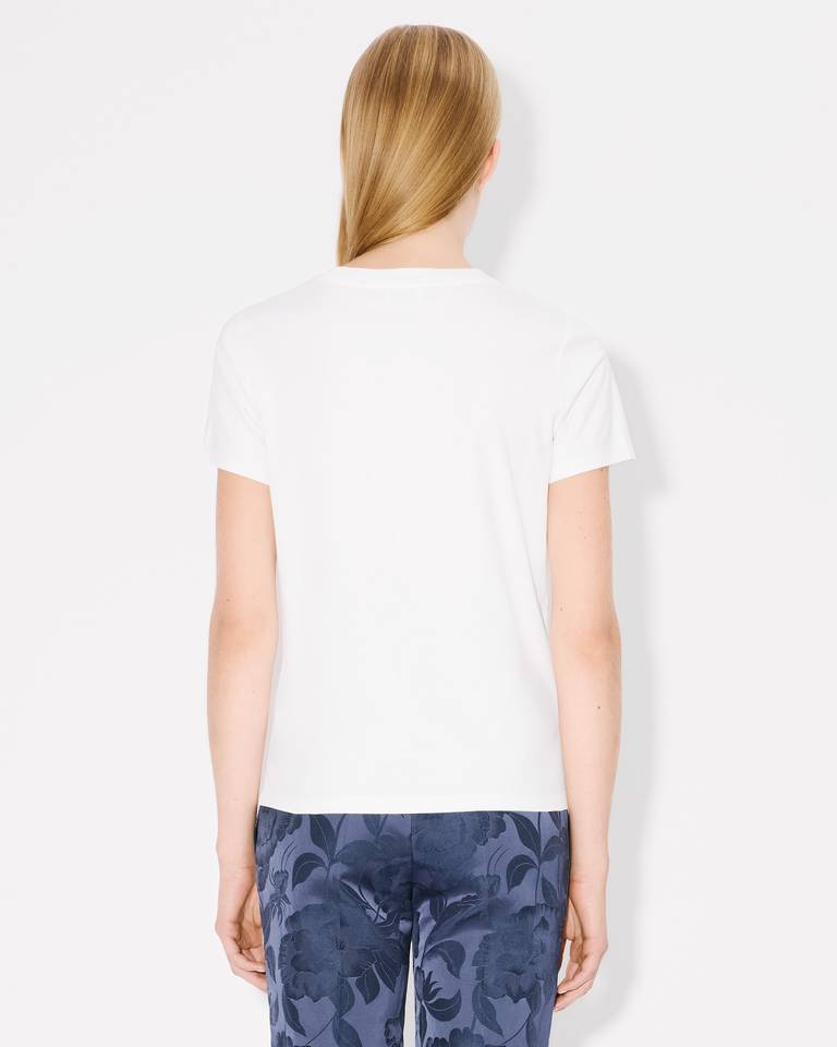 T-Shirt manica corta FF52TS1634SO 02 KENZO Blanc casse 