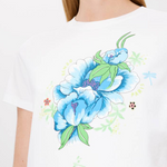 T-Shirt manica corta FF52TS1634SO 02 KENZO Blanc casse 