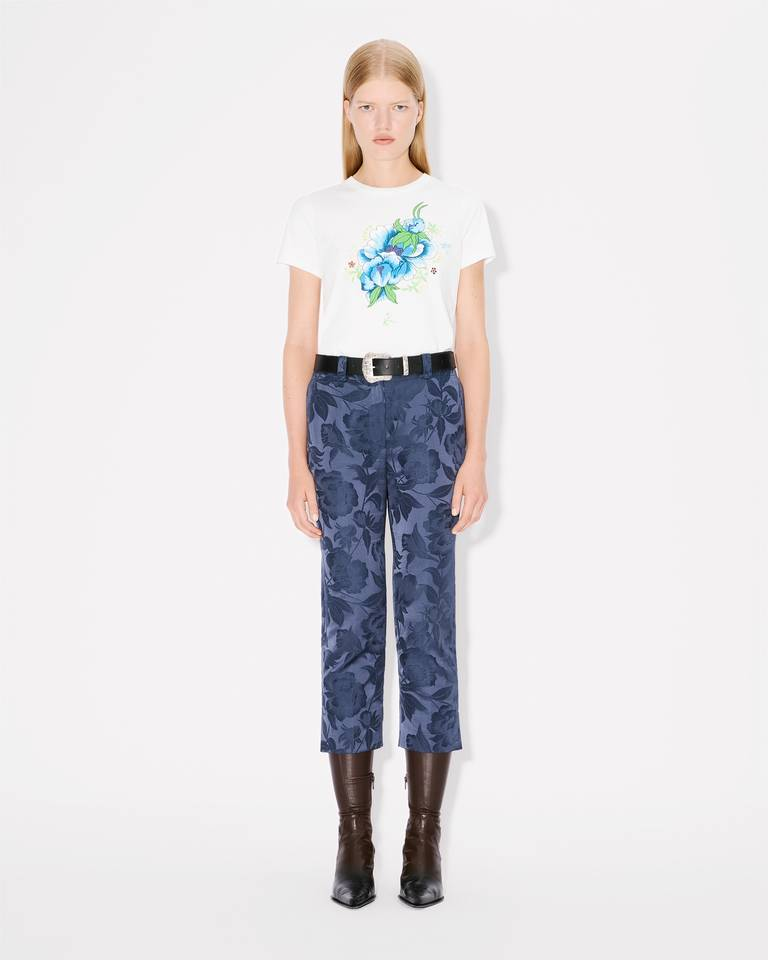 T-Shirt manica corta FF52TS1634SO 02 KENZO Blanc casse 