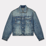Giacca in jeans ricamata FF55DV3026I7 DS KENZO Medium stone 