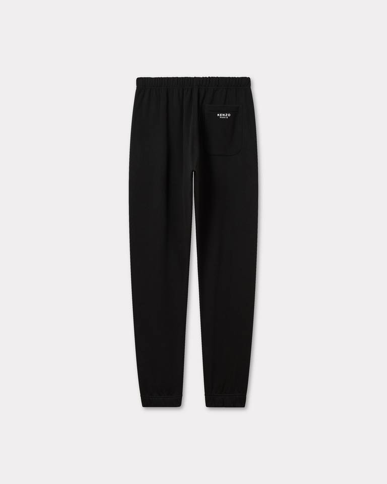 Jogger in jersey di cotone ricamato FF55PA8364MF 99J KENZO Black 