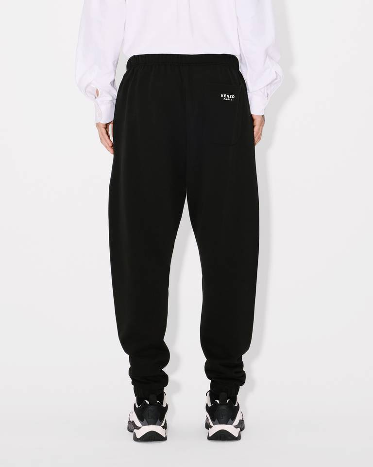 Jogger in jersey di cotone ricamato FF55PA8364MF 99J KENZO Black 