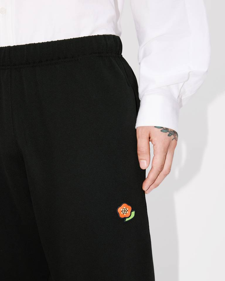 Jogger in jersey di cotone ricamato FF55PA8364MF 99J KENZO Black 