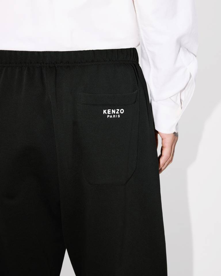 Jogger in jersey di cotone ricamato FF55PA8364MF 99J KENZO Black 