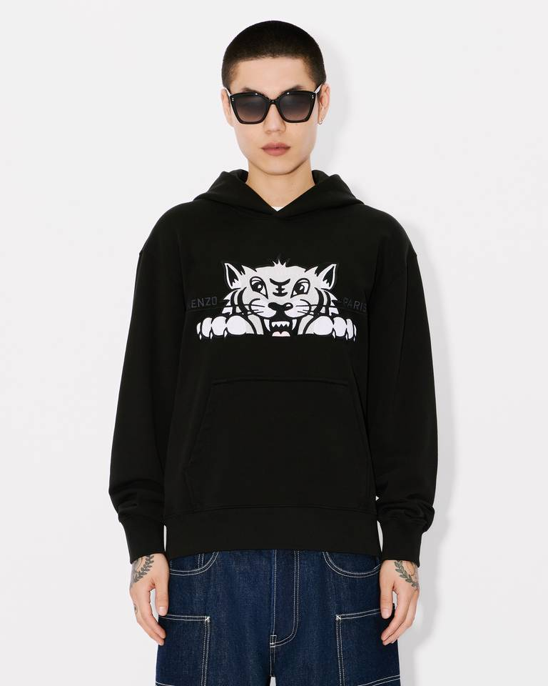 Felpa con cappuccio FF55SW2644MF 99J KENZO Black 