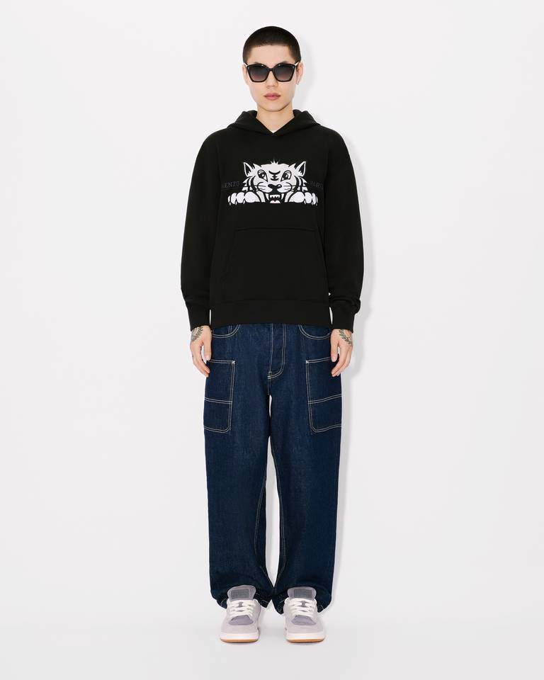 Felpa con cappuccio FF55SW2644MF 99J KENZO Black 