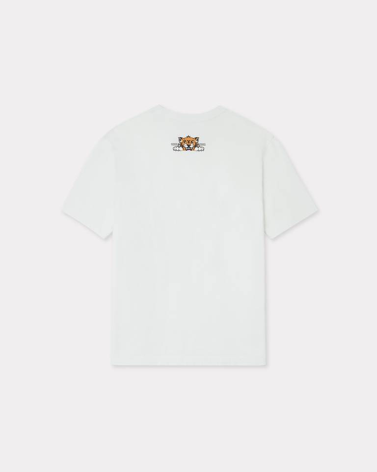T-Shirt manica corta FF55TS5334SG 02 KENZO White 