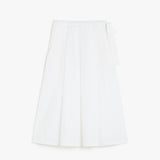 Gonna in popeline di cotone 2515101032 004 MAX MARA WEEKEND Off white 
