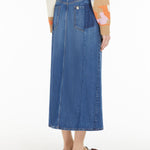 Gonna lunga in denim 2515101061 008 MAX MARA WEEKEND Blu 