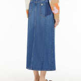 Gonna lunga in denim 2515101061 008 MAX MARA WEEKEND Blu 