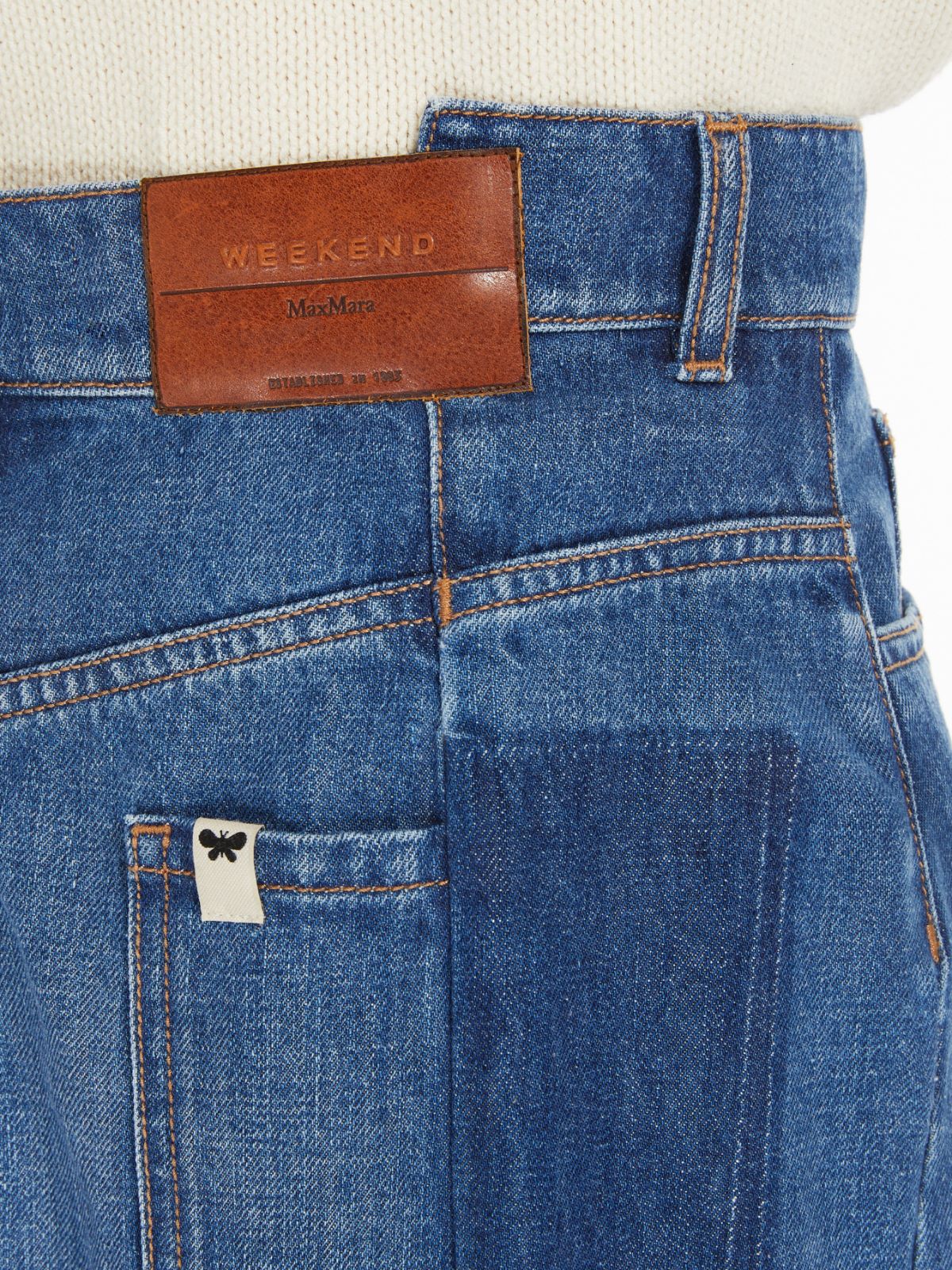 Gonna lunga in denim 2515101061 008 MAX MARA WEEKEND Blu 