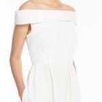 Abito senza spalline in cotone 2515221036 016 MAX MARA WEEKEND Bianco 