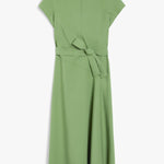 Abito in cotone smanicato 2515221142 007 MAX MARA WEEKEND Verde 