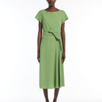 Abito in cotone smanicato 2515221142 007 MAX MARA WEEKEND Verde 