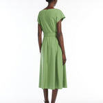 Abito in cotone smanicato 2515221142 007 MAX MARA WEEKEND Verde 