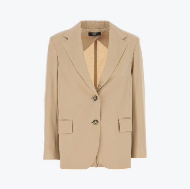Giacca in jersey 2515911012 006 MAX MARA WEEKEND Sabbia 