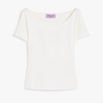 Top in jersey 251594101 004 MAX MARA WEEKEND Avorio 