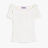 Top in jersey 251594101 004 MAX MARA WEEKEND Avorio 