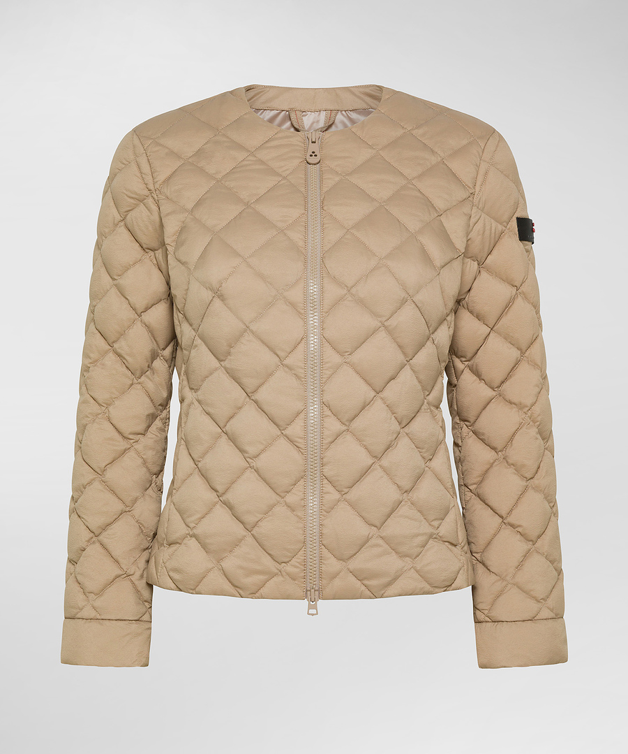 Piumino con trapuntatura a rombi PED5326 01181974 802 PEUTEREY Beige 