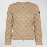 Piumino con trapuntatura a rombi PED5326 01181974 802 PEUTEREY Beige 