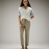 Pantalone chino in cotone stretch PED5345 99011950 802 PEUTEREY Sesamo 