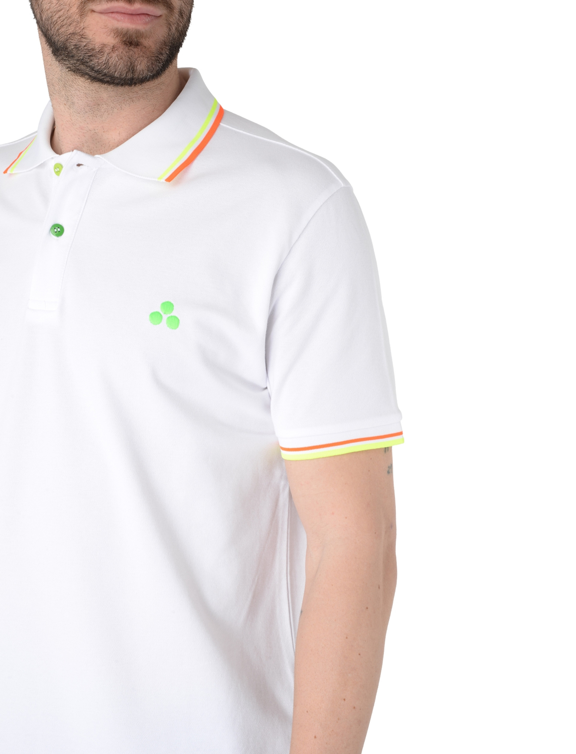 Polo manica corta PEU5123 99011991 730 PEUTEREY White 