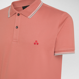 Polo in piquè di cotone stretch PEU5468 99011991 460 PEUTEREY Terracotta 