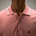 Polo in piquè di cotone stretch PEU5468 99011991 460 PEUTEREY Terracotta 