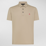 Polo in piquè di cotone stretch PEU5471 99012182 859 PEUTEREY Amaretto 