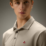 Polo in piquè di cotone stretch PEU5471 99012182 859 PEUTEREY Amaretto 