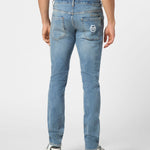Jeans slim fit bleached MDT4011 PDE004N 02 13MI PHILIPP PLEIN Saltnpepa 