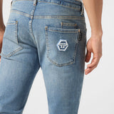 Jeans slim fit bleached MDT4011 PDE004N 02 13MI PHILIPP PLEIN Saltnpepa 